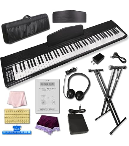 Amazon | カシオ キーボード LK-540 BK ブラック テーブル型スタンド